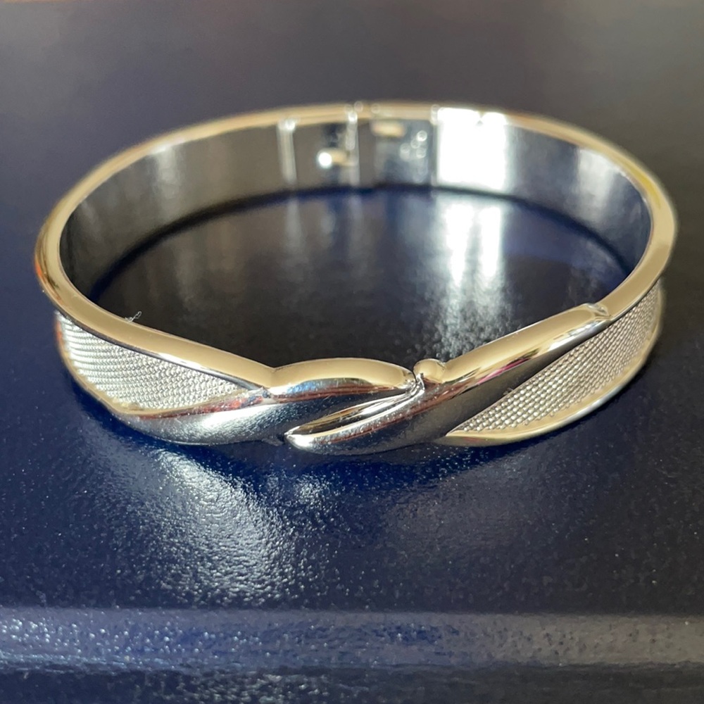 Silver plated bracelet